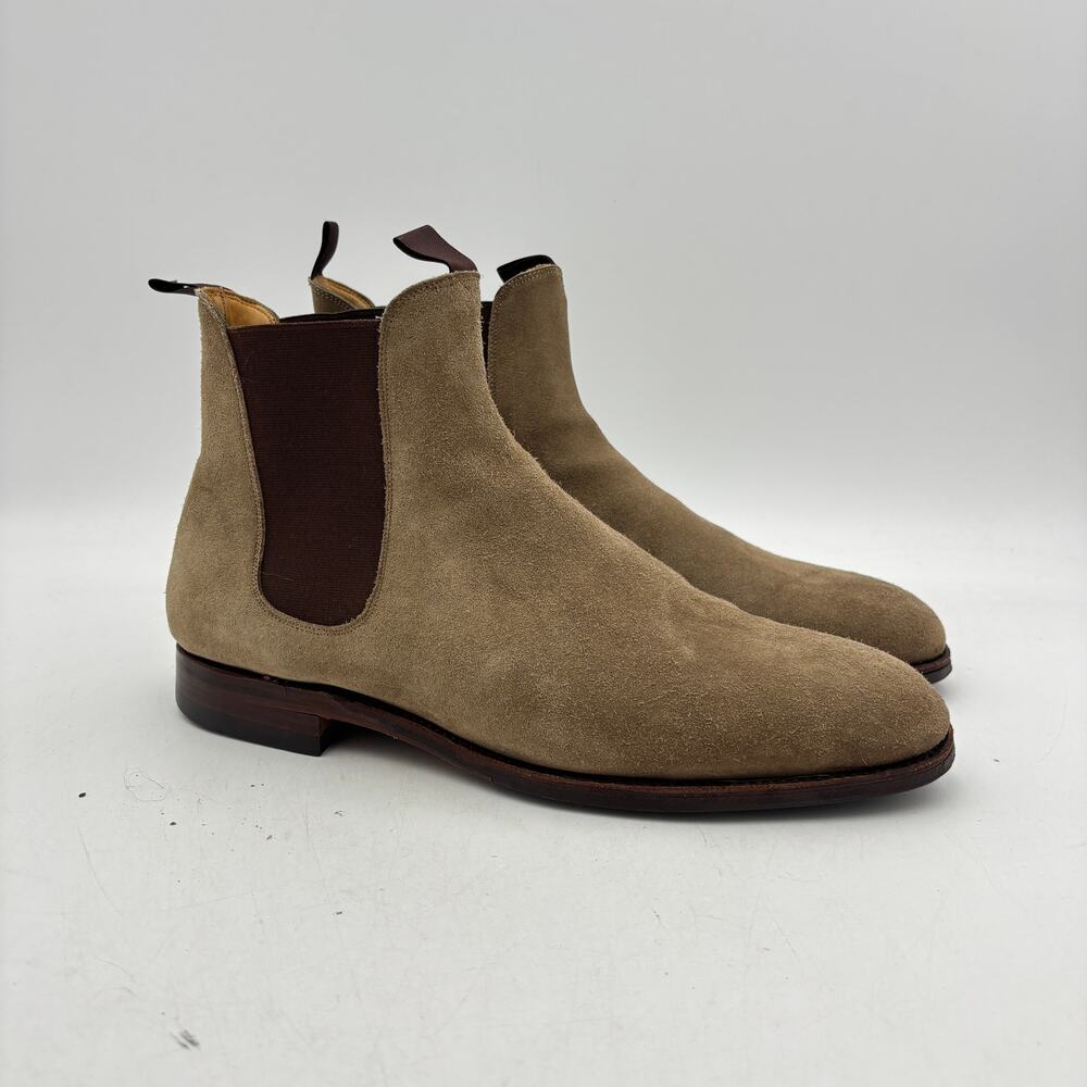 Meermin Polo Suede Flex Wholecut Chelsea Boots Mens 10.5 114050 Goodyear Welted